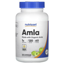 Амла 1000 мг, Nutricost Amla, 120 капсул