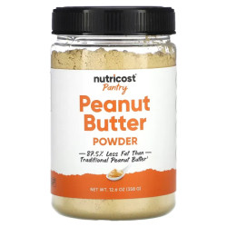 Арахісова паста, порошок, Nutricost Pantry Peanut Butter Powder, 184 г