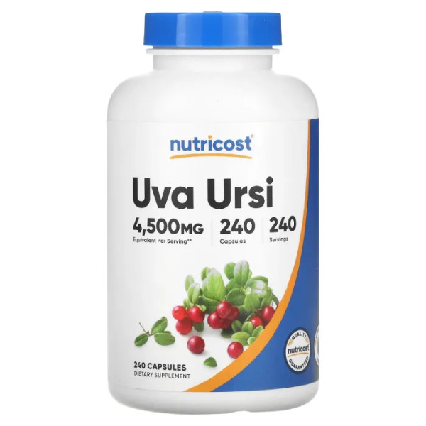 Ува урсі, Uva Ursi, Nutricost, 240 капсул
