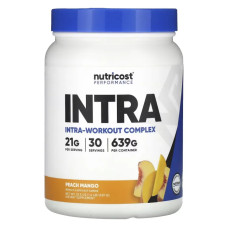 Інтра комплекс для тренувань, Intra-Workout Complex Nutricost Performance, смак персик та манго, 639 г