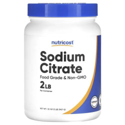 Цитрат натрия, Nutricost Sodium Citrate, 907 г