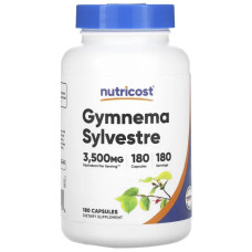 Джимнема сильвестра 3500 мг, Nutricost Gymnema Sylvestre, 180 капсул