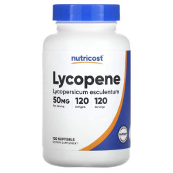 Лікопін 50 мг, Lycopene Nutricost, 120 капсул