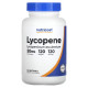 Лікопін, Lycopene, Nutricost, 50 мг, 120 капсул