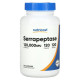 Серрапептаза, Serrapeptase, Nutricost, 120000 SPU, 120 капсул
