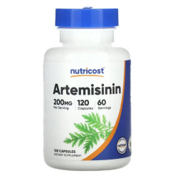 Артемізінін 200 мг, Nutricost Artemisinin, 120 капсул (100 мг на капсулу)