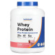 Сироватковий протеїн, Whey Protein Concentrate, Nutricost, зі смаком полуничного молочного коктейлю, 2268 г