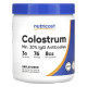 Молозиво, Colostrum, Nutricost, без смакових добавок, 3 г, 227 г