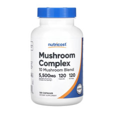 Комплекс грибов 5500 мг, Nutricost Mushroom Complex, 120 капсул