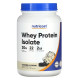 Сироватковий протеїн, ізолят, Whey Protein Isolate, Nutricost, порошок, печиво та крем, 907 г