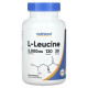 L-лейцин, L-Leucine, Nutricost, 2000 мг, 120 капсул (500 мг у капсулі)