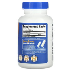 Кофеїн 200 мг, Nutricost Caffeine, 250 капсул