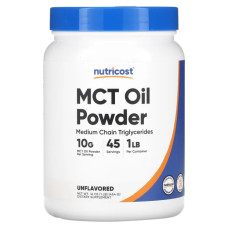 Олія MCT, Nutricost MCT Oil, порошок, 454 г
