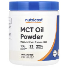 MCT Oil Powder, Nutricost, порошок, без вкуса, 227 г