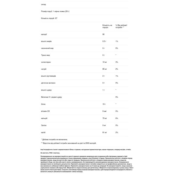 Сироватковий протеїн, ізолят, Grass-Fed Whey Protein Isolate, Nutricost, порошок, молочний шоколад, 2.268 кг.