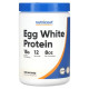 Яєчний протеїн, Egg White Protein, Nutricost, без добавок, 227 г