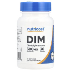 ДІМ 300 мг, Nutricost DIM, з біоперином, 30 капсул