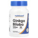 Гінкго Білоба, екстракт, Ginkgo Biloba, Nutricost, 120 мг, 30 капсул