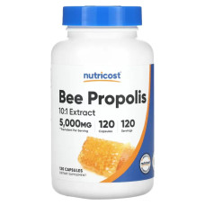 Прополіс бджолиний, Nutricost Bee Propolis, 120 капсул