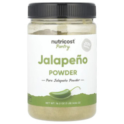 Халапеньо порошок, Nutricost Jalapeno Powder, 454 г
