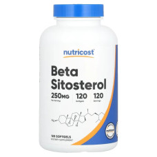 Бета ситостерол 250 мг, Nutricost Beta Sitosterol, 120 капсул
