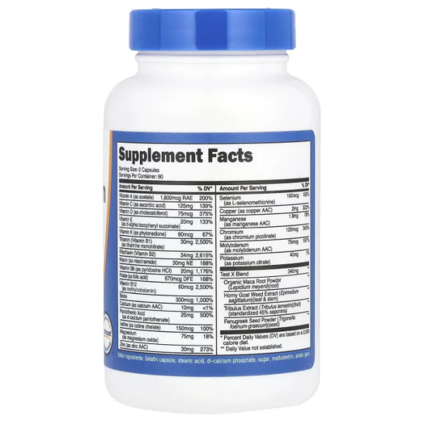 Мультивітаміни для чоловіків, Multivitamin For Men, Nutricost, 120 капсул