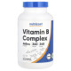 Комплекс вітамінів групи В, Vitamin B Complex, Nutricost, 462 мг, 240 капсул