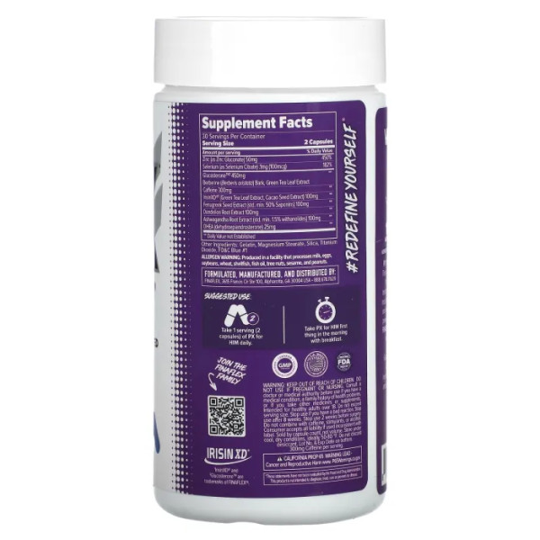 Жироспалювач для чоловіків, PX for Him, Finaflex, 60 капсул