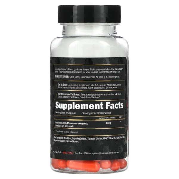 Жироспалювач, CaloriBurn, ALPHA LION, 60 капсул