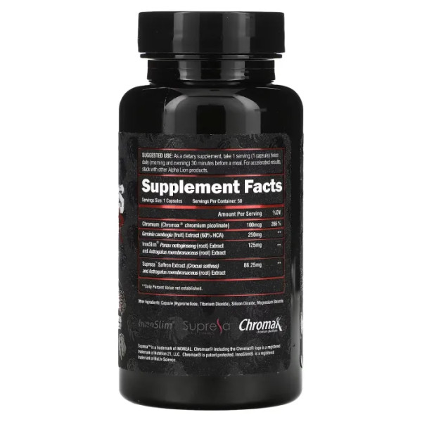 Зниження апетиту, Cravings Killer, ALPHA LION, 50 капсул