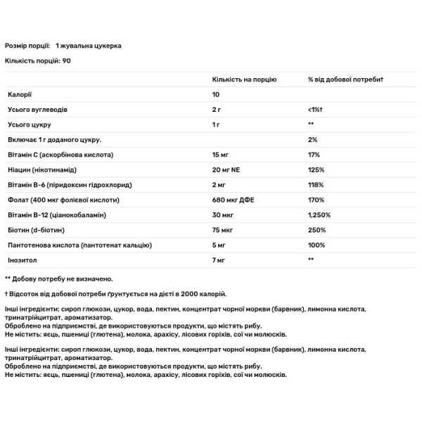 B-комплекс із вітаміном С, B Complex with Vitamin C, Doctor's Finest, смак полуниці, 90 жувальних цукерок