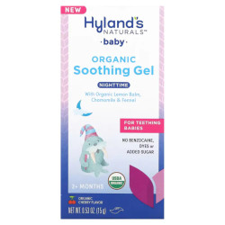 Гель для прорізування нічних зубів, Baby Organic Soothing Gel Hyland's Naturals, від 2 місяців, органічна вишня, 15 г
