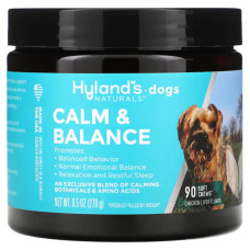 Заспокійливе для собак жувальні, смак курячої печінки, Calm Balance Hyland's Naturals, 90 жувальних цукерок, 270 г