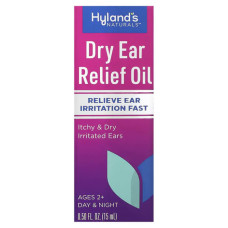 Олія для вух від подразнення, Dry Ear Relief Oil Hyland's Naturals, для дітей віком від 2 років, 15 мл