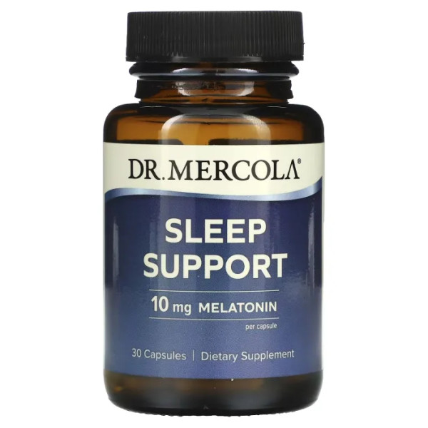 Підтримка сну, Sleep Support, Dr. Mercola, 10 мг, 30 капсул