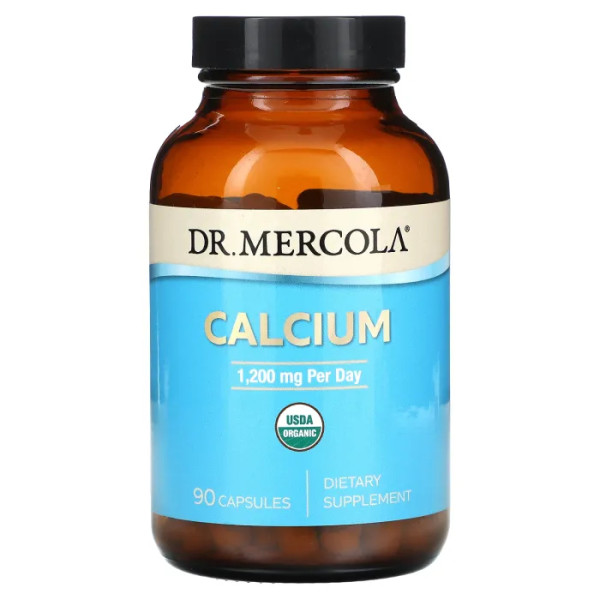 Кальцій, Calcium, Dr. Mercola, 1200 мг, 90 капсул