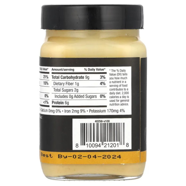 Масло зі смажених горіхів кеш'ю, Roasted Cashew Butter, Solspring, Biodynamic, Dr. Mercola, 250 г