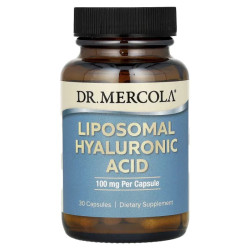 Липосомальная гиалуроновая кислота 100 мг, Dr. Mercola Liposomal Hyaluronic Acid, 30 капсул