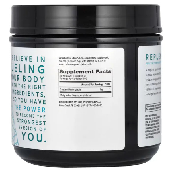 Креатин моногідрат, Creatine Monohydrate, Dr. Mercola, Pure Power, без смаку, 500 г