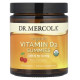 Вітамін D3, Vitamin D3, Dr. Mercola, 5000 МО, органічний, зі смаком вишні, 30 жувальних цукерок