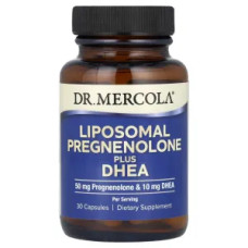 Прегненолон та ДГЕА ліпосомальні, Dr. Mercola Liposomal Pregnenolone Plus DHEA, 30 капсул