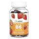 Вітамін В6, високої ефективності, Vitamin B6, Lifeable, зі смаком полуниці, 100 мг, 60 жувальних цукерок (50 мг у кожній жувальній цукерці)