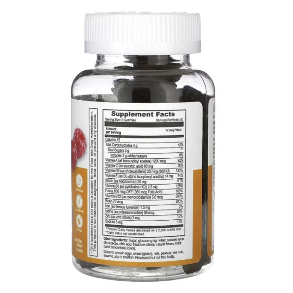 Пренатальний комплекс, мультивітаміни та мінерали, Prenatal Multivitamin, Lifeable, смак ягід, 60 жувальних цукерок