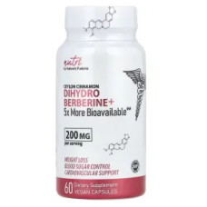 Дигидроберберин 200 мг с цейлонской корицей, Nature's Fusions Dihydro Berberine Ceylon Cinnamon, 60 вегетарианских капсул
