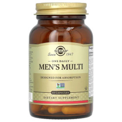 Мультивитамины для мужчин, Solgar Men's Multi, 1 в день, 60 капсул