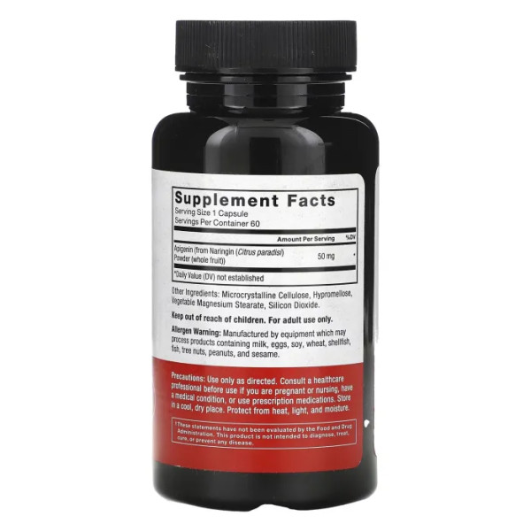 Апігенін, Apigenin, Force Factor, 50 мг, 60 рослинних капсул