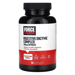 Ферменти травлення 150 мг, Force Factor Digestive Enzyme Complex, 90 рослинних капсул