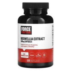 Босвеллия 500 мг, Boswellia Extract Force Factor, 120 растительных капсул