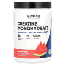 Креатин моногідрат, смак кавун, Nutricost Creatine Monohydrate Performance, 500 г