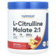 L-цитрулін малат, L-Citrulline Malate 2:1, Nutricost, фруктовий пунш, 300 г